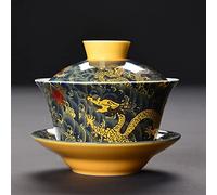 taza de té gaiwan, Taza de té china porcelana Gaiwan, sopera 200ml(Tea Tureen7)