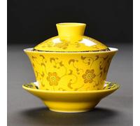 taza de té gaiwan, Taza de té porcelana china Gaiwan, multicolor 200ml(Tea Tureen-d)