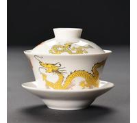 taza de té gaiwan, Taza de té porcelana china Gaiwan, multicolor 200ml(Tea Tureen-g)