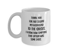 Taza De Té Gracias A Mi Novio Por No Vender A Mi Novio Al Circo. Suegra Blanca. Taza Personalizada Clásico Tazas De Cafe Premium Tazas Desayuno Para Regalo Oficina Cumpleaños 330ML