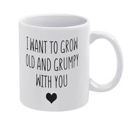 Taza De Té Gracioso Quiero Envejecer Gruñón Tazas De Cafe Ideal Tazas Desayuno Clásico Taza Personalizada Para Uso Diario Cumpleaños Oficina 330ML