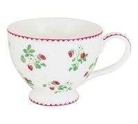 Taza De Té Greengate BERRY Blanca Con Fresas Porcelana 400 Ml