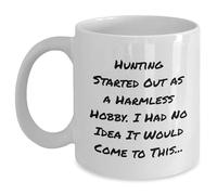 Taza De Té Hunting Started Out As A Harmless Hobby. Had No Idea It Would Come To This Tazas De Cafe Decorativa Tazas Desayuno Premium Taza Personalizada Para Uso Diario Oficina 300ML