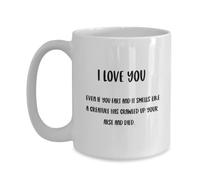 Taza De Té Husband Wife I Love You Even When You Fart Inappropriate Taza Personalizada Decorativa Tazas De Cafe Premium Tazas Desayuno Para Todas Las Ocasiones Cumpleaños Uso Diario 300ML