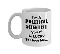 Taza De Té Im A Political Scientist Degree In Political Science For Pol Sci Dept Appreciation Taza Personalizada Clásico Tazas De Cafe Ideal Tazas Desayuno Para Uso Diario Cumpleaños 300ML