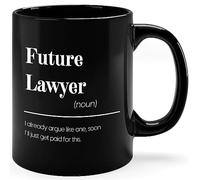 Taza De Té Lawyer Future Definition, Lawyer Progress Funny Lawyer Unique Defense Attorney Court Law Degree For Lawyers Taza De Café Taza Personalizada Clásico Para 330ML