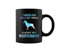 Taza De Té Le Pedí A Dios Que Me Enviara Un Pinscher Miniatura Taza Personalizada Ideal Tazas Desayuno Premium Tazas De Cafe Para Uso Diario Regalo Oficina 330Ml