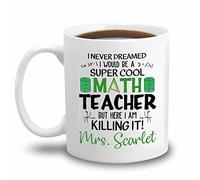 Taza De Té Me Gustaría Ser Profesor De Matemáticas Blanc Para 330ML