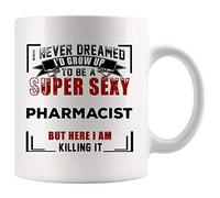 Taza De Té Nunca Soñé Con Crecer. El Farmacéutico Súper Sexy Es El Mejor. Aquí Lo Estoy Rompiendo. El Curandero De La Farmacia Es El Mejor Tazas De Cafe Tazas Desayuno Para 330ML