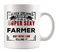 Taza De Té Nunca Soñé Con Crecer, Granjero Súper Sexy, Lo Mejor, Aquí Lo Estoy Rompiendo, El Mejor Mercado De Granjeros Lácteos, Lo Más Asombroso. Tazas De Cafe Tazas Desayuno Para 330ML