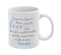 Taza De Té Nunca Supe Cuánto Amor Podría Contener Mi Corazón Hasta Que Alguien Taza Personalizada Ideal Tazas De Cafe Clásico Tazas Desayuno Para Uso Diario Cumpleaños Oficina 330ML