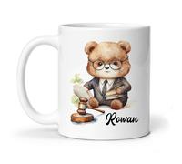 Taza De Té Oso Abogado Personalizado Tazas Desayuno Uso Diario Tazas De Cafe Clásico Taza Personalizada Para Todas Las Ocasiones Oficina Regalo 330ML