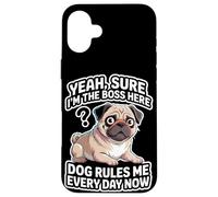 Taza de té para amantes de los perros, mujeres y hombres, linda raza pequeña, humor atrevido para mascotas Carcasa para iPhone 16 Plus