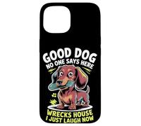 Taza de té para amantes de los perros, mujeres y hombres, linda raza pequeña, humor atrevido para mascotas Carcasa para iPhone 15
