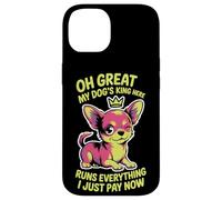 Taza de té para amantes de los perros, mujeres y hombres, linda raza pequeña, humor atrevido para mascotas Carcasa para iPhone 14