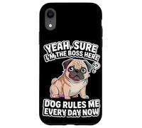 Taza de té para amantes de los perros, mujeres y hombres, linda raza pequeña, humor atrevido para mascotas Carcasa para iPhone XR