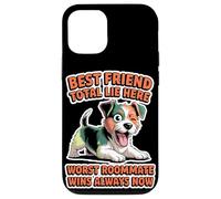 Taza de té para amantes de los perros, mujeres y hombres, linda raza pequeña, humor atrevido para mascotas Carcasa para iPhone 12/12 Pro