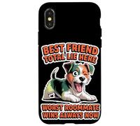 Taza de té para amantes de los perros, mujeres y hombres, linda raza pequeña, humor atrevido para mascotas Carcasa para iPhone X/XS