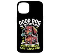 Taza de té para amantes de los perros, mujeres y hombres, linda raza pequeña, humor atrevido para mascotas Carcasa para iPhone 13