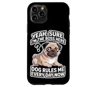Taza de té para amantes de los perros, mujeres y hombres, linda raza pequeña, humor atrevido para mascotas Carcasa para iPhone 11 Pro
