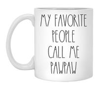 Taza De Té Pawpaw - Mis Personas Favoritas Me Llaman Pawpaw Tazas Desayuno Ideal Tazas De Cafe Decorativa Taza Personalizada Para Cumpleaños Oficina Regalo 330Ml