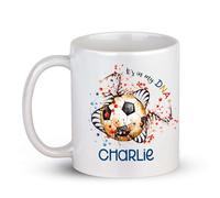Taza De Té Personalizado. Está En Mi Adn. Tazas De Cafe Ideal Tazas Desayuno Uso Diario Taza Personalizada Para Regalo Oficina Cumpleaños 330ML
