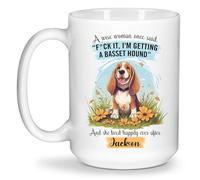 Taza De Té Personalizado Voy A Tener Un Basset Hound Taza Personalizada Uso Diario Tazas De Cafe Decorativa Tazas Desayuno Para Oficina Regalo Todas Las Ocasiones 330ML