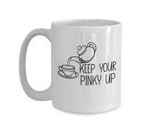Taza De Té Pinky Up Cute Tea Lover Taza Personalizada Premium Tazas De Cafe Ideal Tazas Desayuno Para Oficina Uso Diario Todas Las Ocasiones 300ML