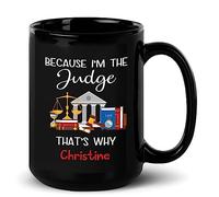 Taza De Té Porque Yo Soy El Juez Por Eso Es Negro Para 330ML