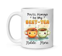 Taza De Té Siempre Serás Mi Mejor Amiga Tazas Desayuno Ideal Tazas De Cafe Decorativa Taza Personalizada Para Amigos Oficina Regalo 330Ml