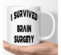 Taza De Té Sobreviví A Una Cirugía Cerebral Tazas Desayuno Premium Tazas De Cafe Decorativa Taza Personalizada Para Uso Diario Cumpleaños Regalo 330Ml