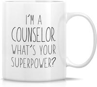 Taza De Té Soy Consejero Consejería Feliz Tazas Desayuno Ideal Tazas De Cafe Decorativa Taza Personalizada Para Uso Diario Regalo Cumpleaños 330Ml