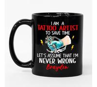 Taza De Té Soy Un Artista Del Tatuaje Para Ahorrar Tiempo Para 330ML