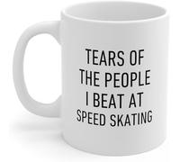 Taza De Té Speed Skating Tears Of The People I Beat Novelty Taza Personalizada Decorativa Tazas De Cafe Premium Tazas Desayuno Para Todas Las Ocasiones Cumpleaños Uso Diario 300ML