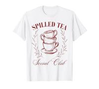 Taza de té Spilled Tea Social Club Vintage Coquette Girlycore Camiseta