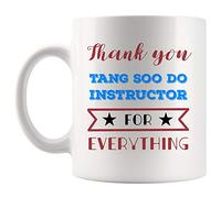 Taza De Té Tang Soo Do Instructor Best Instructor Much Obliged Thankful Master Martial Art Trainer Training Kid Fighter Tazas Desayuno Tazas De Cafe Premium Taza Personalizada Para 300ML