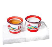 Taza De Té, Taza De Cerámica Nostálgica De Estilo Vintage Pintada A Mano, Original Juego De Tetera Y Taza De Té Para El Hogar.