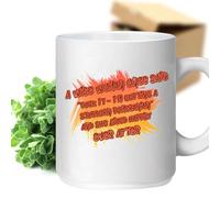 Taza De Té Una Mujer Sabia Dijo Una Vez: "Me Voy A Comprar Un Pomerania Terco Y Viví Feliz Para Siempre". Tazas De Cafe Clásico Tazas Desayuno Decorativa Taza Personalizada Para Regalo 330Ml