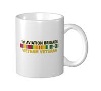 Taza De Té Veterano De Vietnam De La 1.ª Brigada De Aviación Del Ejército De Ee. Uu. Taza Personalizada Ideal Tazas De Cafe Premium Tazas Desayuno Para Cumpleaños Regalo Uso Diario 330Ml