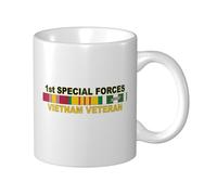 Taza De Té Veterano De Vietnam De Las Primeras Fuerzas Especiales Del Ejército De Ee. Uu. Taza Personalizada Decorativa Tazas De Cafe Clásico Tazas Desayuno Para Uso Diario Regalo Oficina 330Ml