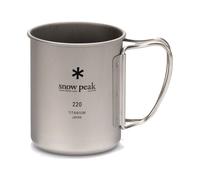 Taza de titan de pared simple Snow Peak 220 220 ml Unisex