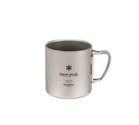 Taza de titanio de doble pared Snow Peak 450 450 ml Unisex