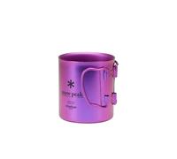 Taza de titanio de doble pared Snow Peak 450 450 ml Unisex