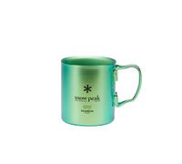 Taza de titanio de doble pared Snow Peak 450 450 ml Unisex