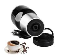 Taza de viaje con calefacción, taza de café y té de 12 V, taza de viaje eléctrica portátil, elegante caldera de coche con asa, 450 ml para coche, hogar y exterior