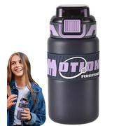 Taza de viaje de acero inoxidable, taza de agua a prueba de fugas,Taza de agua a prueba de fugas Botellas de agua de acero inoxidable - Taza de viaje con asa de botella de bebida deportiva para estudi