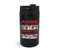 Taza de viaje de Anime in The Streets, vaso de viaje, taza de café aislada, taza portátil