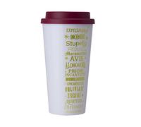 Taza de viaje de Harry Potter Spells, 455 ml, reutilizable de plástico con tapa