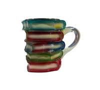 Taza De Viaje Para Café | Vasos De Cerveza Vintage De Vidrio Con Diseño De Libro De Colores En 3D, Hechos A Mano | Jarras Resistentes Al Calor Para Jugos, Utensilios De Cocina Para Whisky, Cerveza