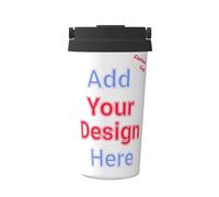 Taza de viaje personalizada con texto de foto, taza de acero inoxidable aislada con tapa, vaso de acero inoxidable personalizado, regalos personalizados para cumpleaños, aniversario, mamá, papá, amigo